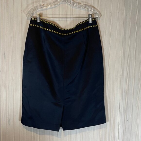 RED VALENTINO BOW PENCIL SKIRT 48 12 - Picture 4 of 6